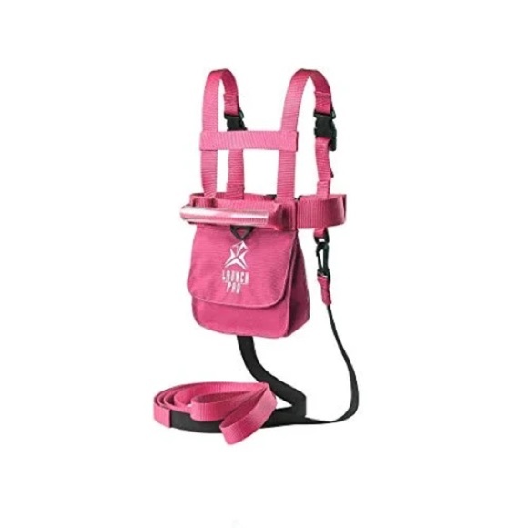 Launch Pad Ski and Snowboard Training Harness - Learn to Ski pink - Picture 1 of 7